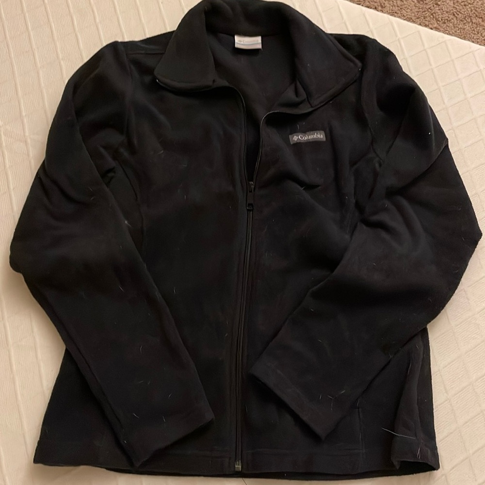 Columbia zip up fleece jacket